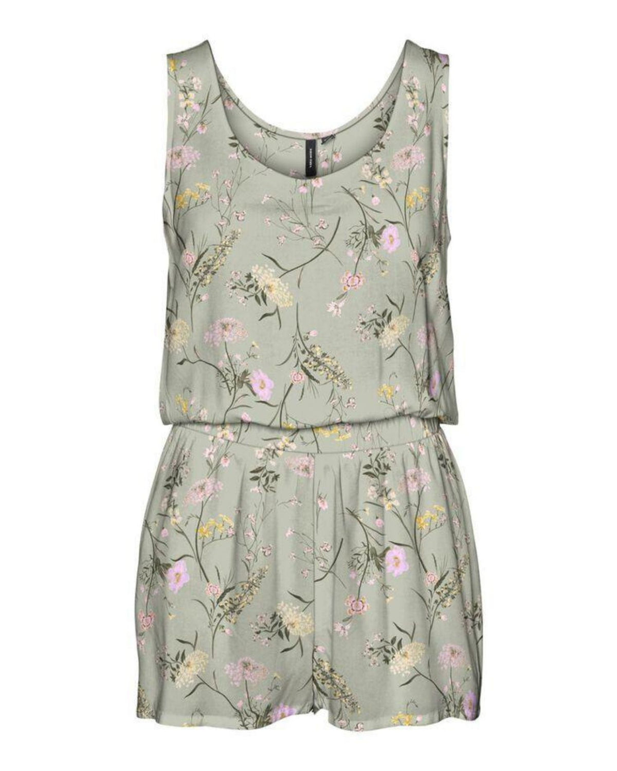 Light green Vero Moda shorts suit - Flowers - 10264679