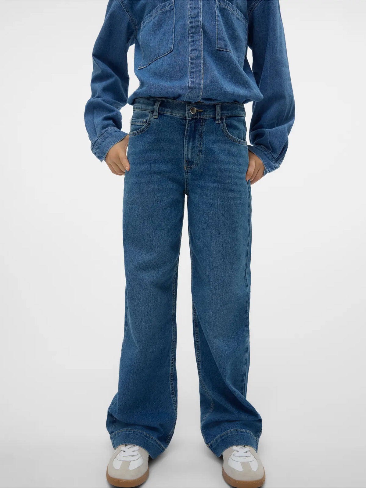 Medium Blue Denim Bukser fra Vero Moda - 10290899