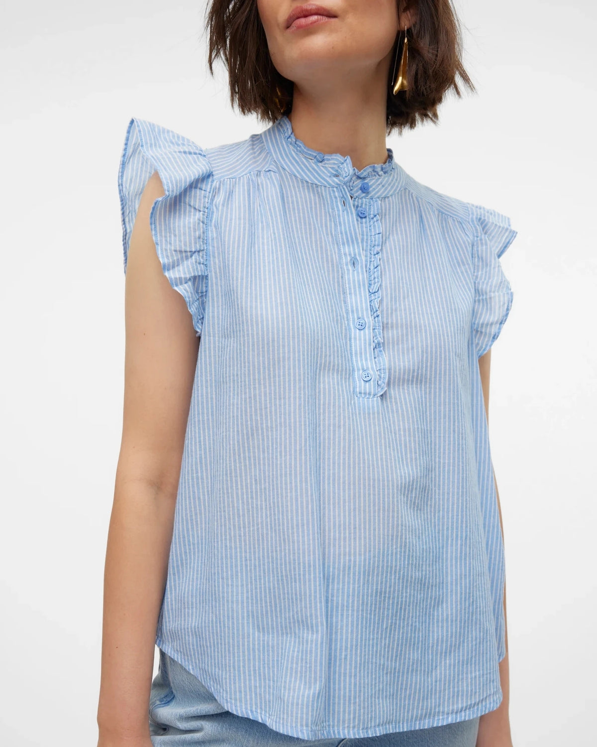 Blue - marina - snow white - Vero moda - top - 10314988