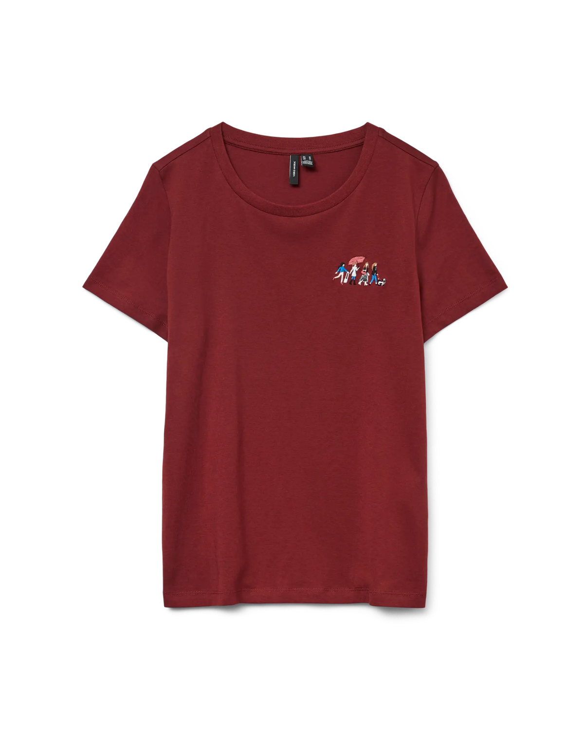 Rød - Syrah - Vero Moda - T-shirt - 10335541