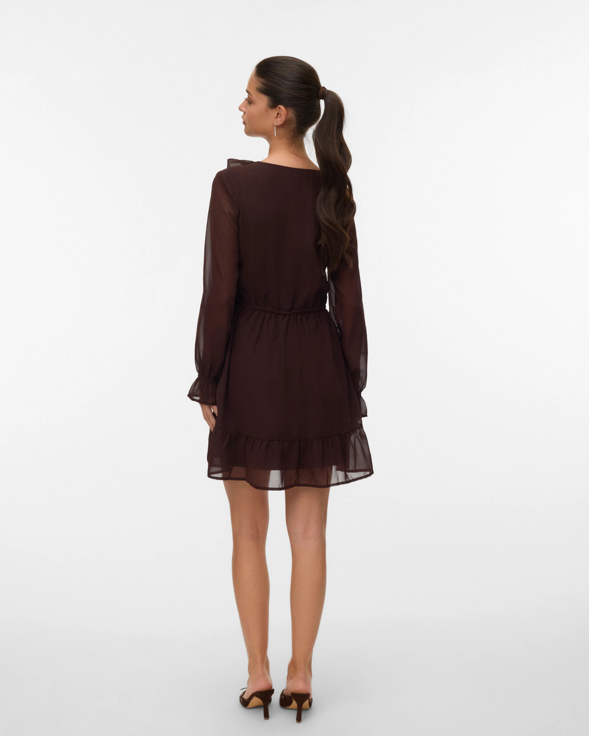 Brun - Fudge - Vero Moda - Kjole - 10346771