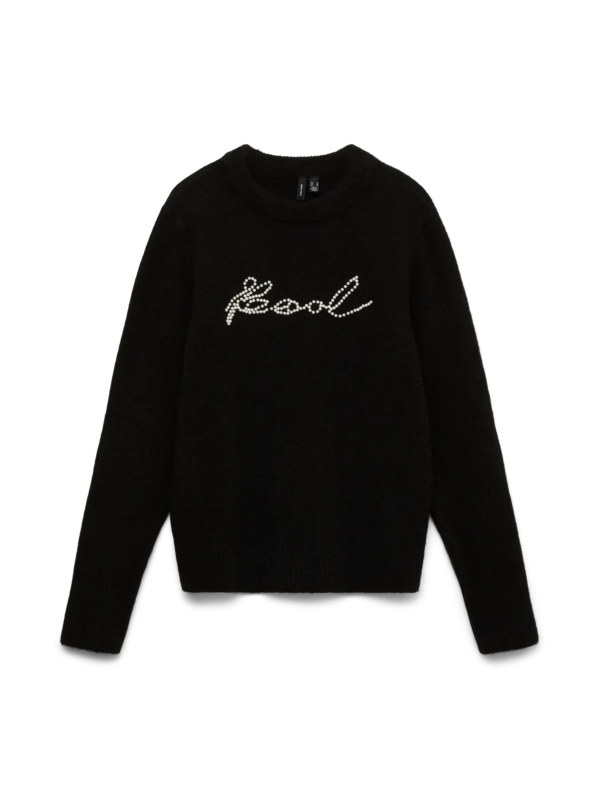 Sort Striktrøje fra Vero Moda - 10350027