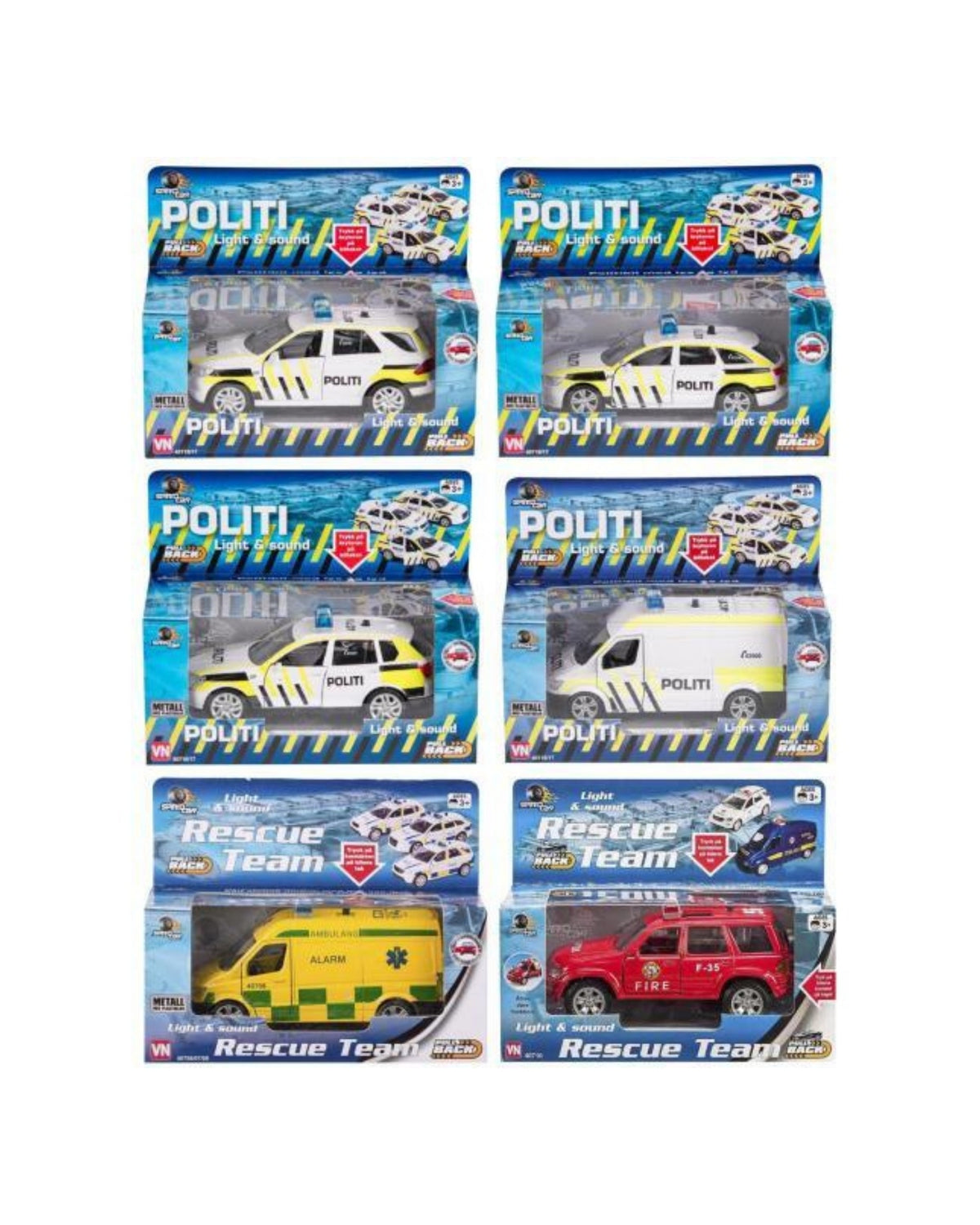 Rescue vehicles 1 pc.