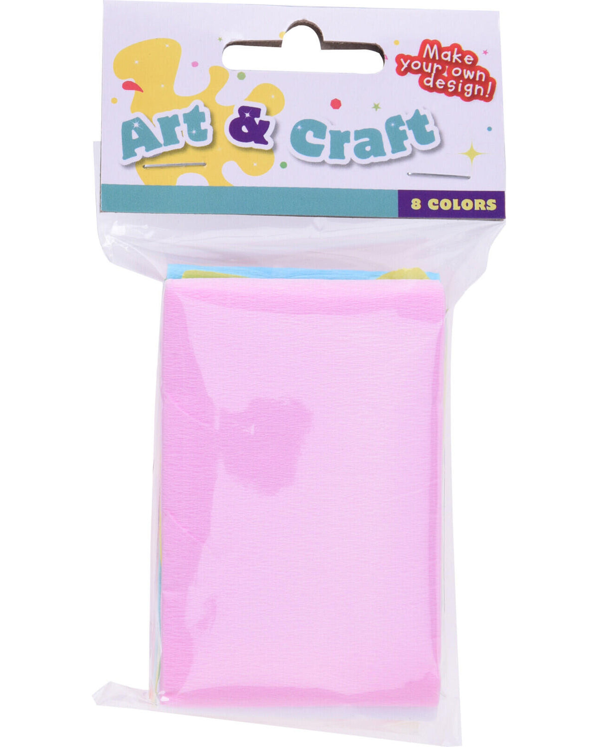 Crepe paper 5.5cm x 2.05m 8pcs / 8 colors