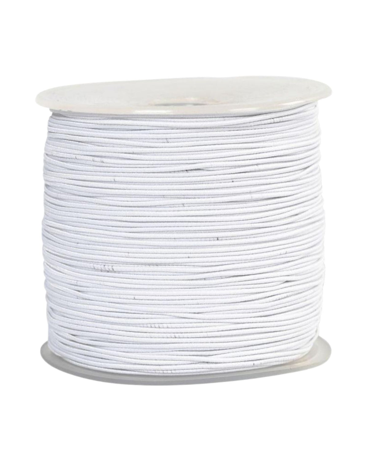 Elastic cord, thickness 1 mm, white, PR. M.
