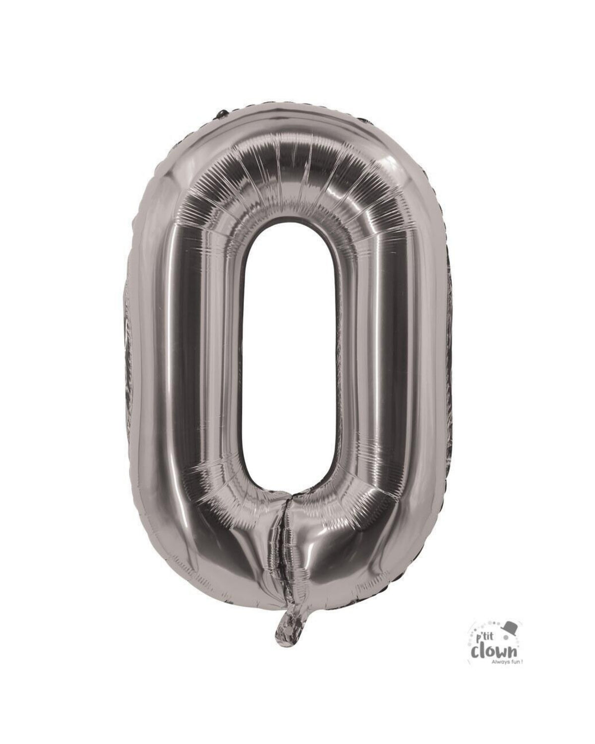 Folieballon 0 - 30cm - alu sølv