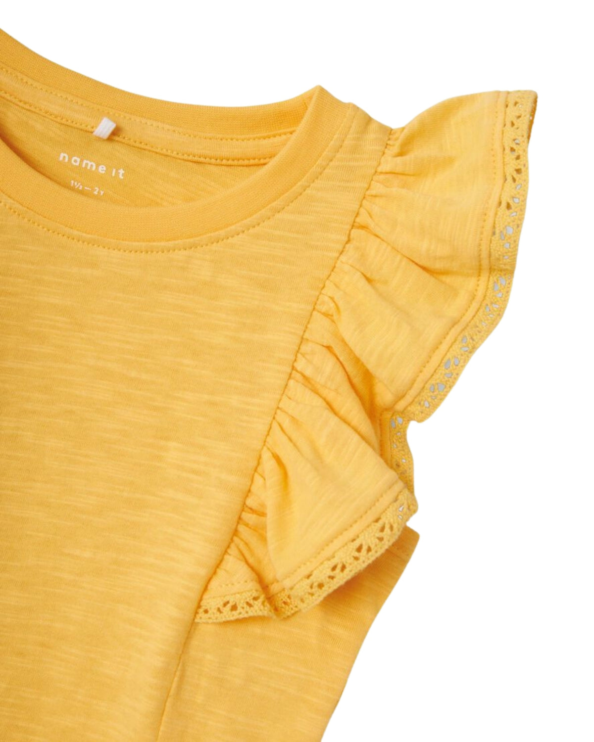 Gul - Pale Marigold - Name it - top - flæser - 13226047