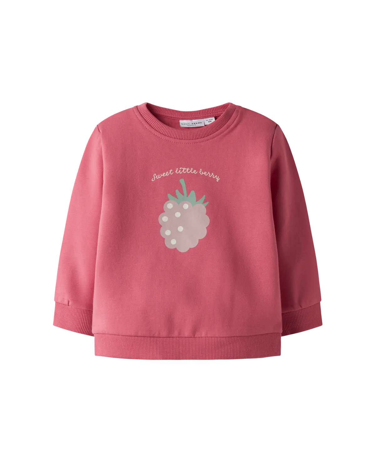 Pink - Rapture Rose/Rasberry - Name it - Sweatshirt med et hindbær - 13226050