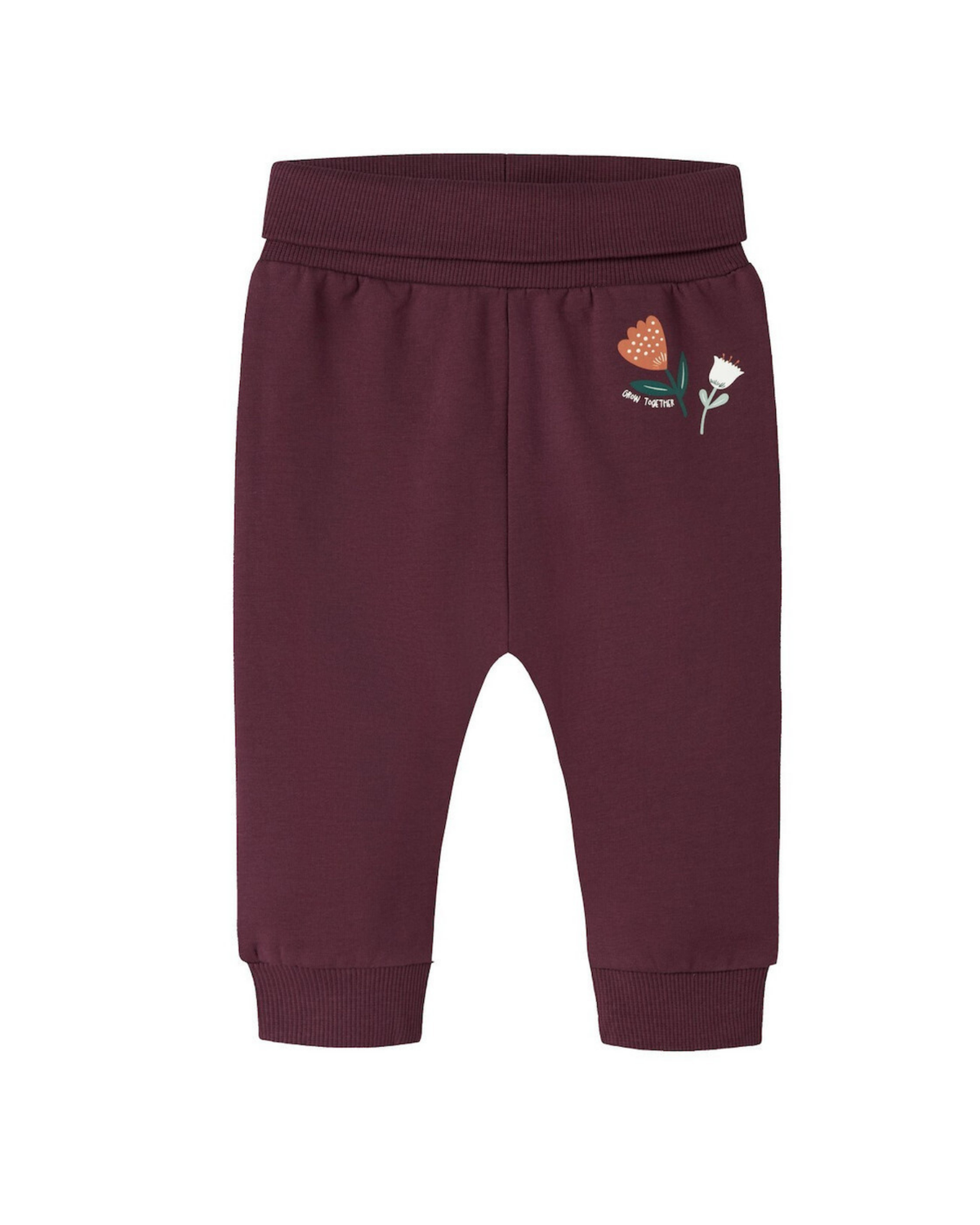 Lilla - Fig/Flowers - Name it - Sweat buks med blomst - 13226051
