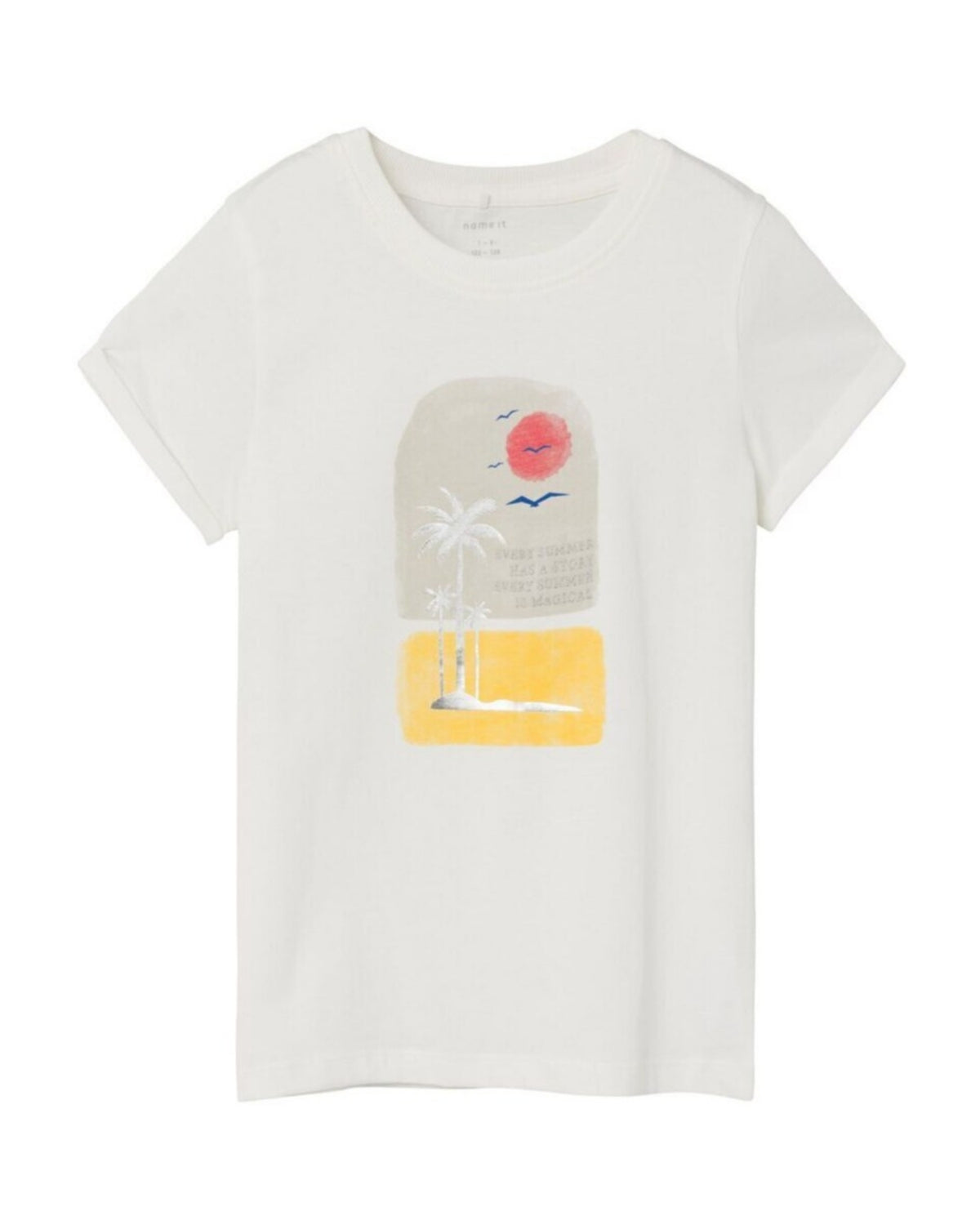Hvid - Jet Stream - Name it - Tshirt - 13228492