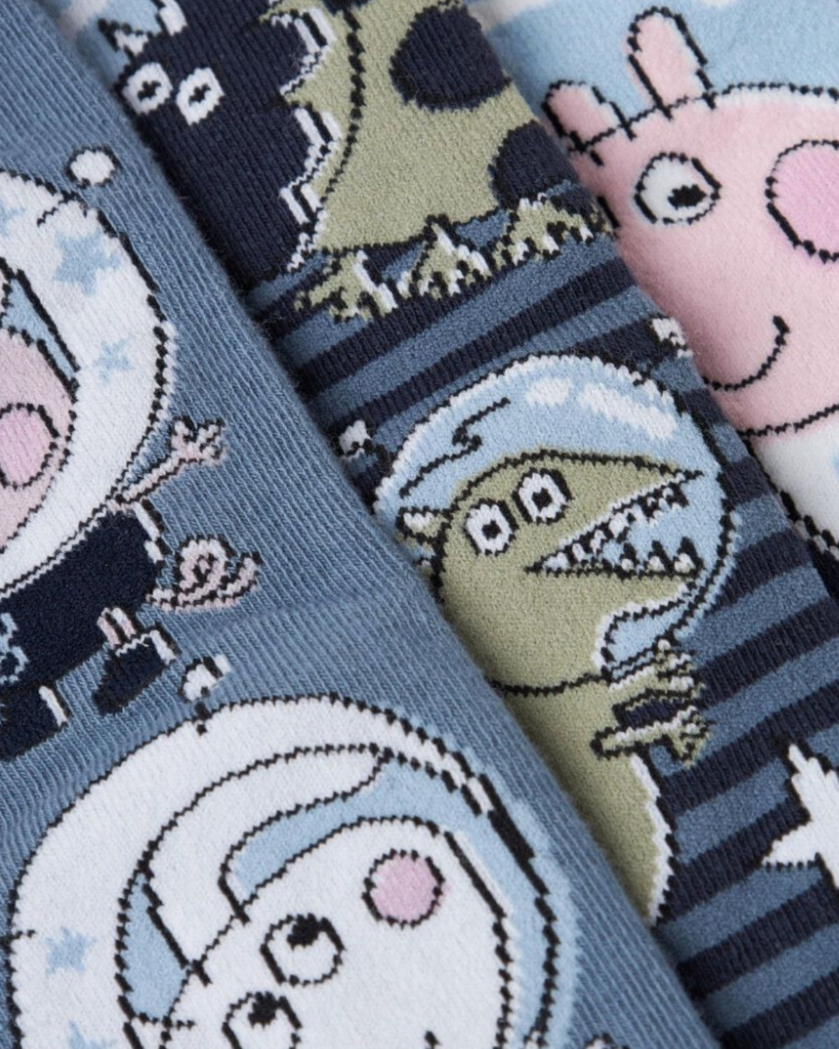 Mørkeblå - 3pak - Navy - Peppa Pig - Gustav Gris - Rum - 13238376