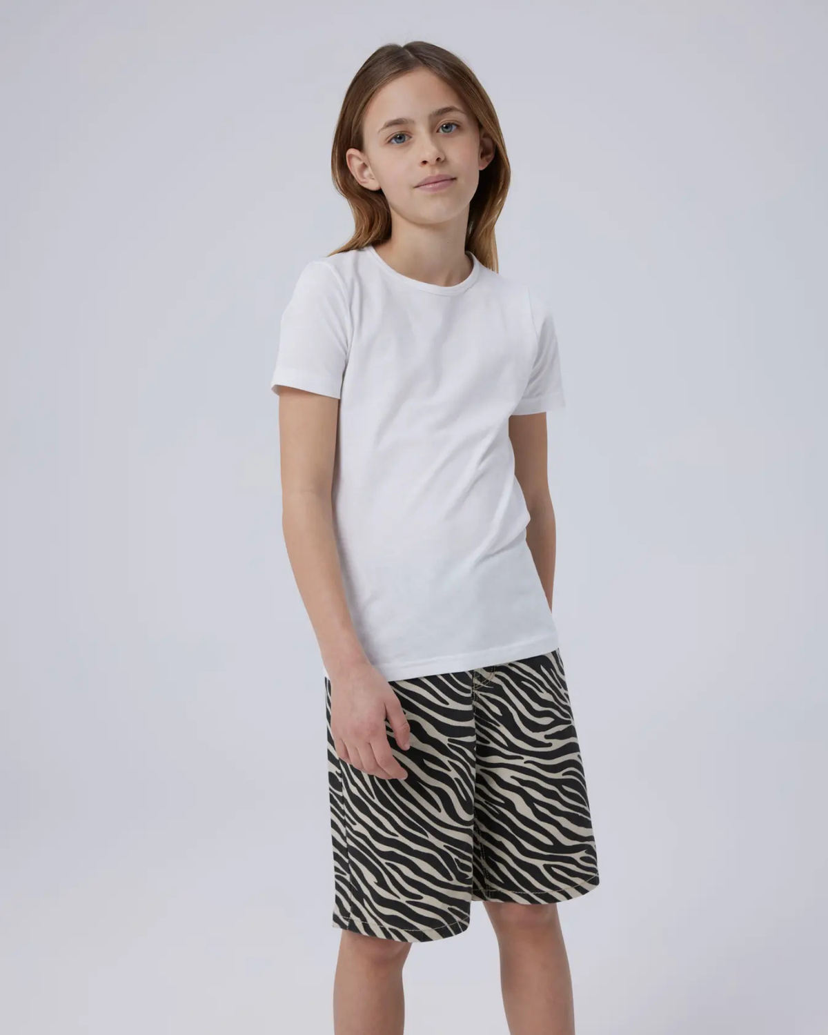 Brun - Cement/Zebra - Name it - Denim Shorts - 13248489