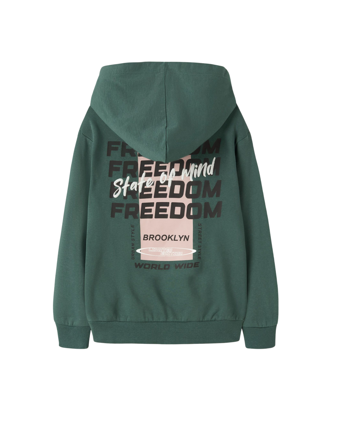 Grøn - Bistro green - Name it - Hoodie - 13250426