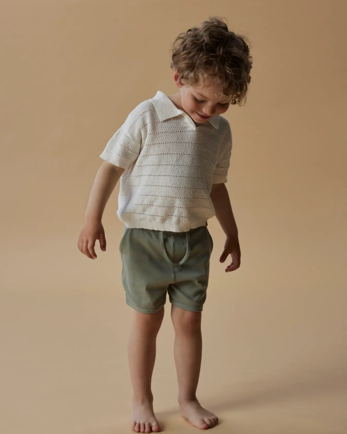 Grøn - Seagrass - Lil'Atelier - Shorts - Rib - 13250975