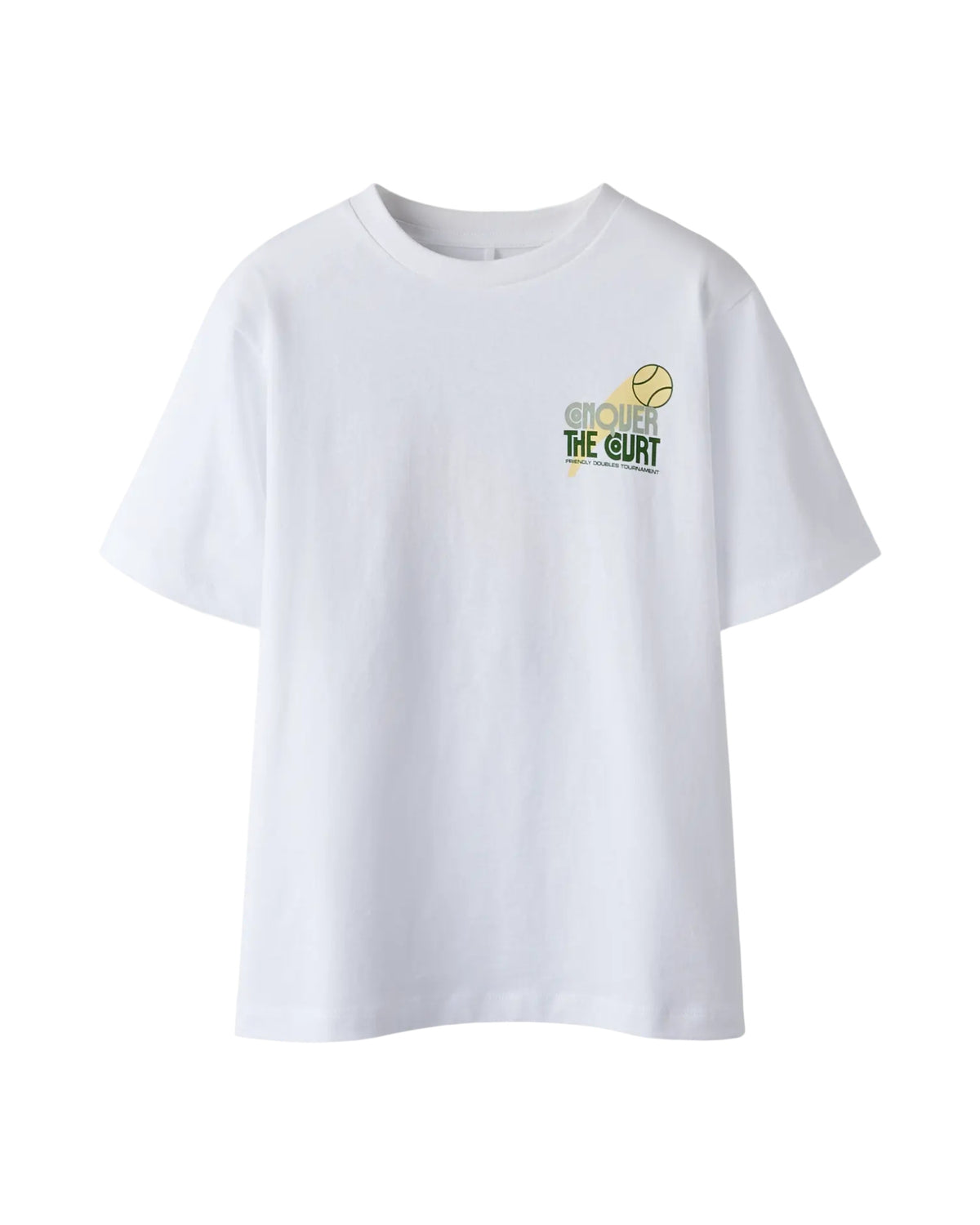 Hvid T-shirt - Name it - Bright White - Tennis - korteærmer - 13252876