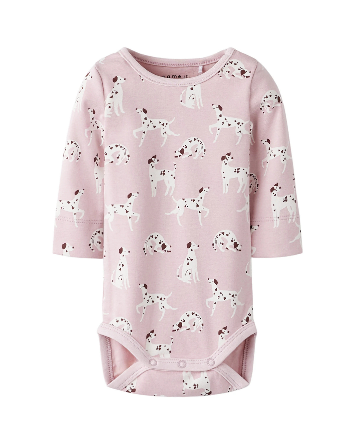 Lyserød - Bleached Mauve - name it - Body - med lange ærmer - 13253013