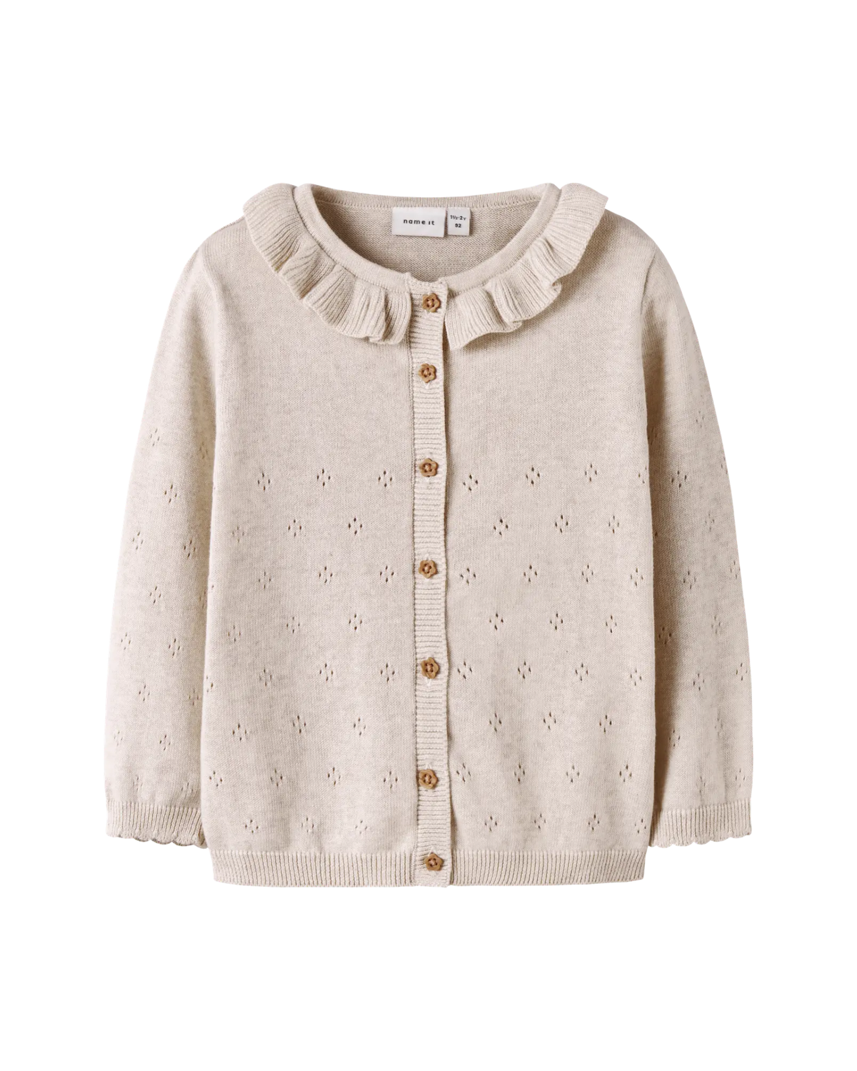 Sand - Peyote Melange - Name it - Cardigan - 13253797