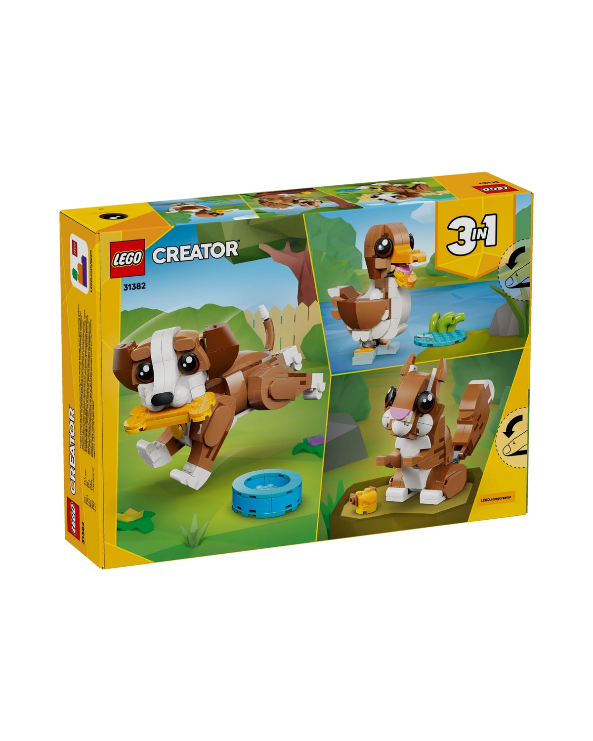LEGO 31382 Søde dyr: Legesyg hundehvalp - LEGO Creator 31382