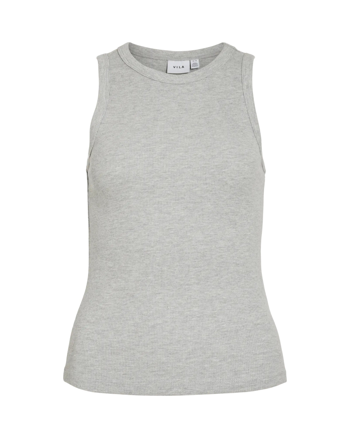 Grå - Light Grey Melange - VILA - Top - 14101757