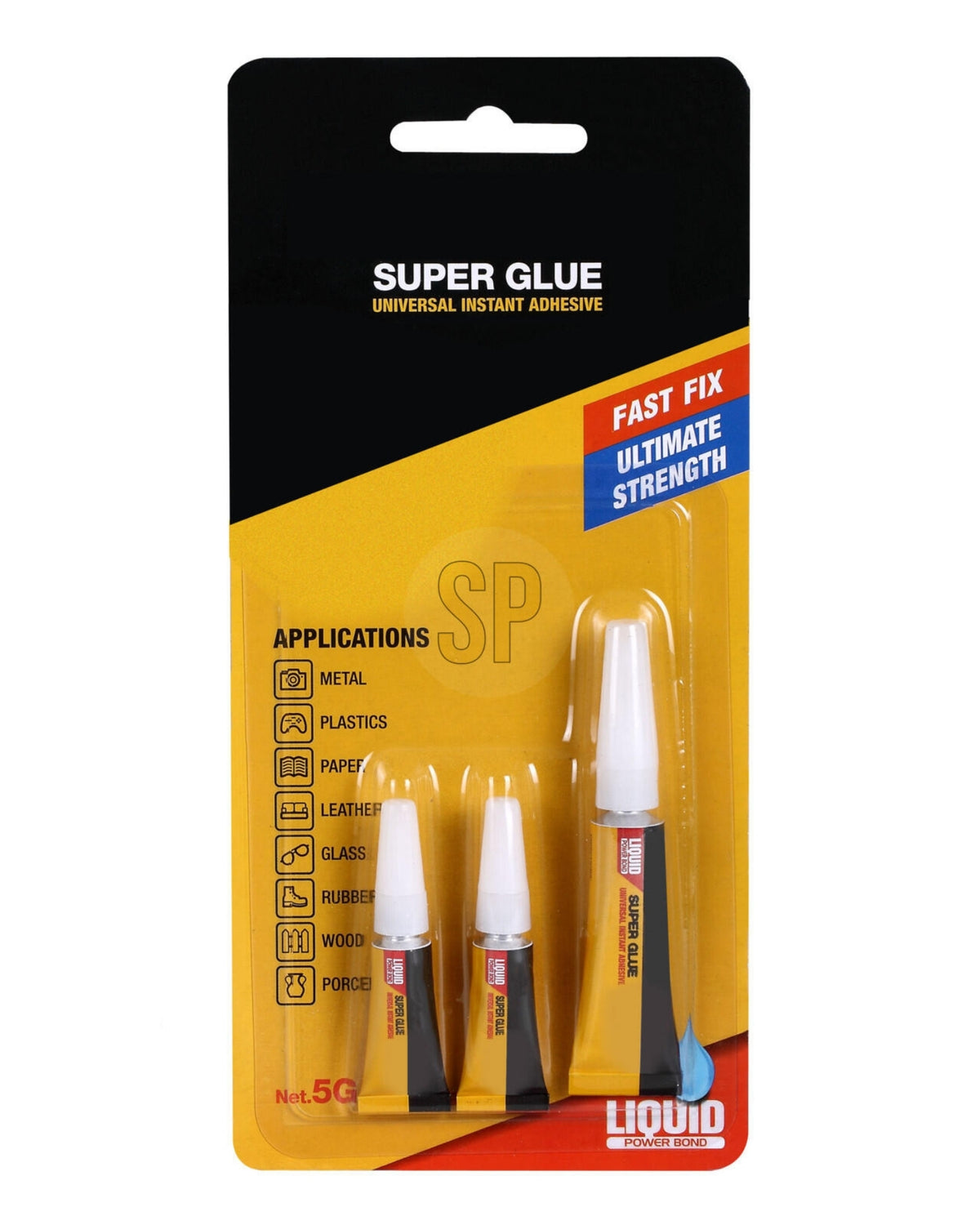 Super glue 3 pcs