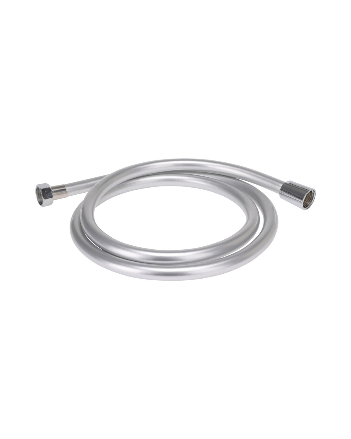 Bruseslange PVC – 150 cm, mat sølv