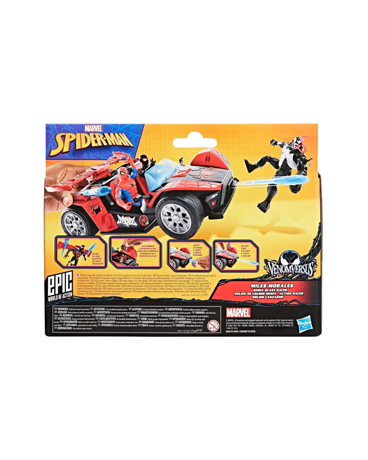 Spider-Man Morales Speed Racer & Figure 10 cm