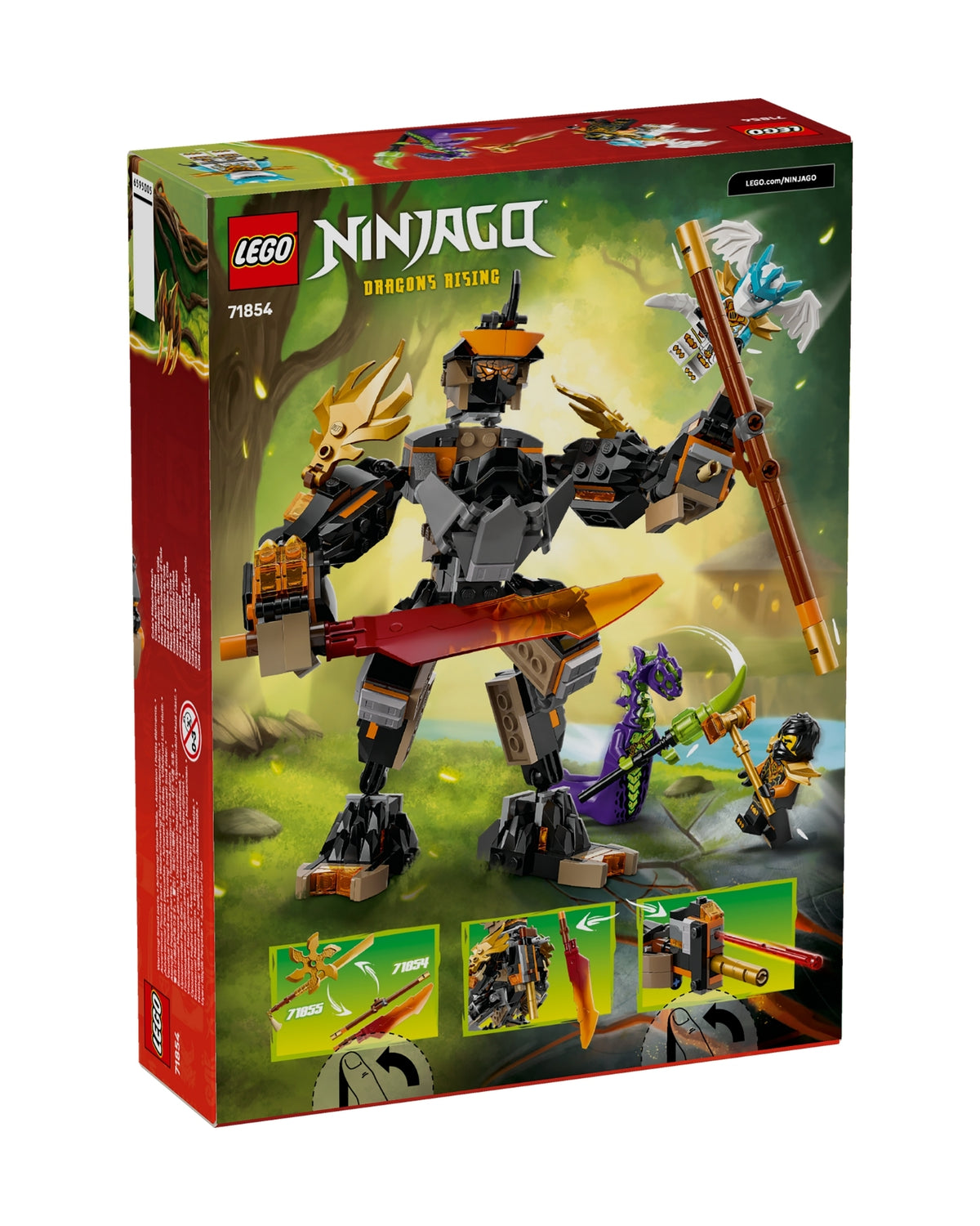 LEGO 71854 Coles missions-mech og drage-Zane - LEGO Ninjago 71854
