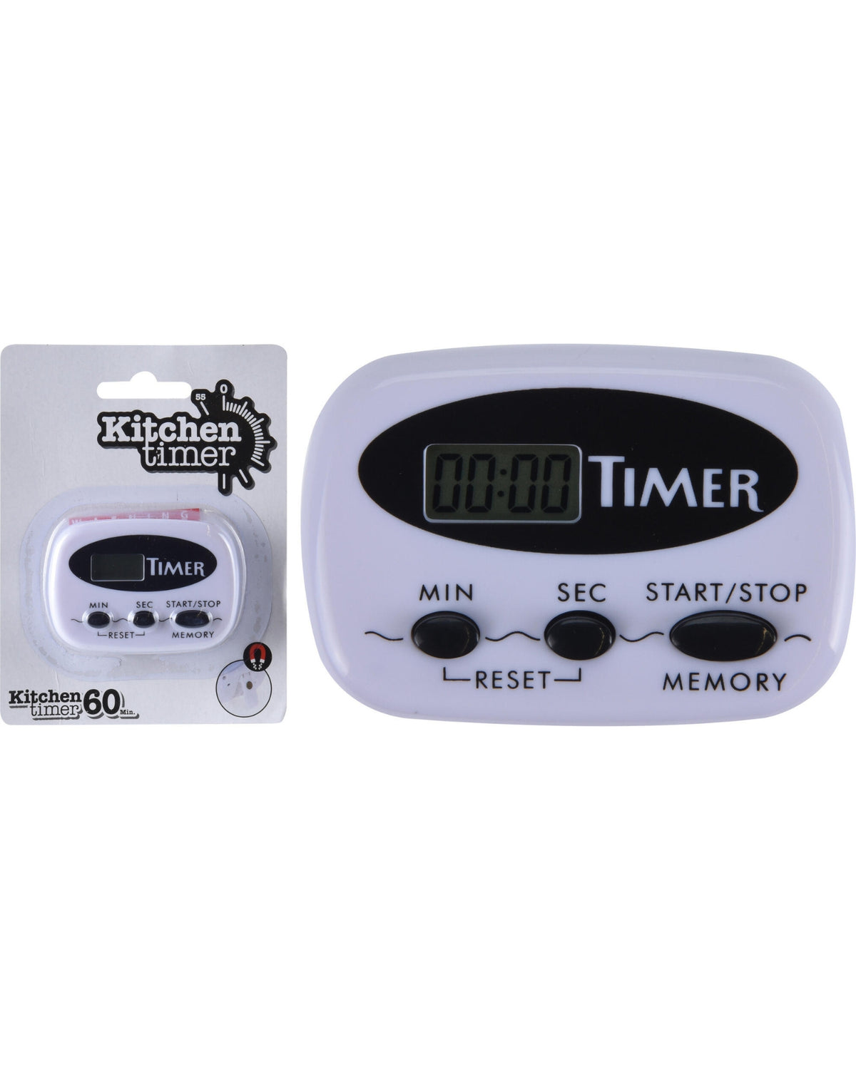 Digital egg timer - white