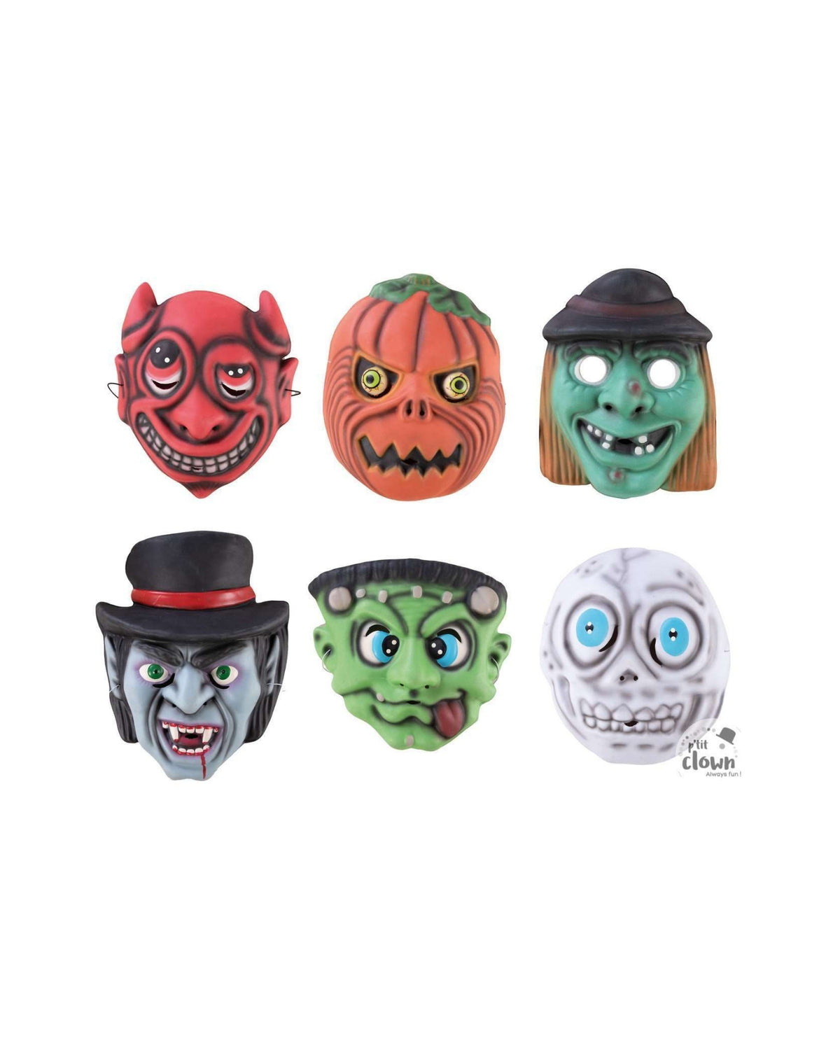 Halloween mask for children 1 pc.