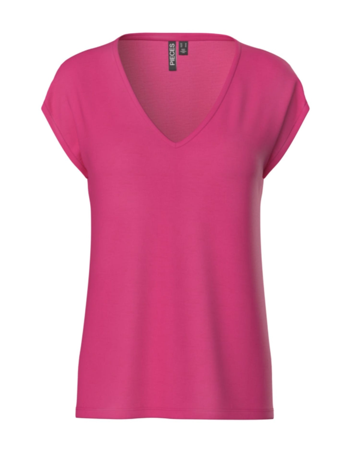 Pink - beetroot purple - Pieces t-shirt - 17095260