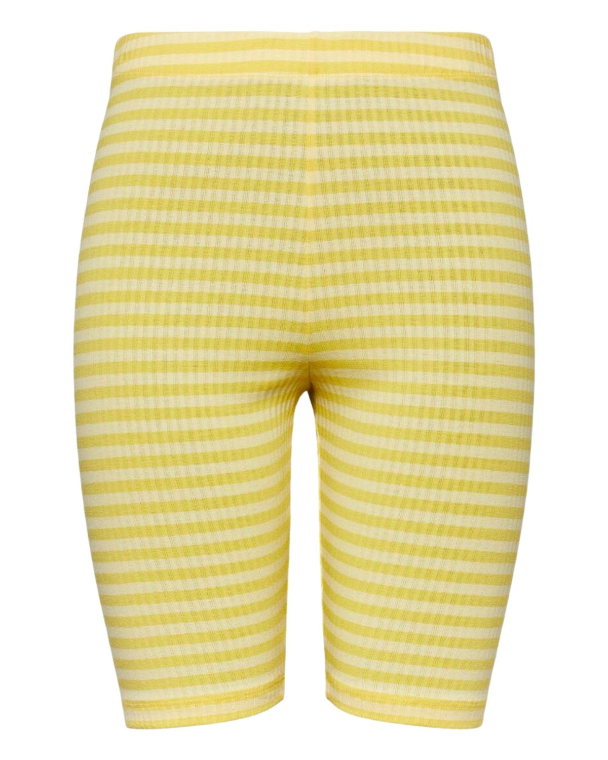 Gul stribet - Pale Banana - PIECES - Cykelshorts - 17131633