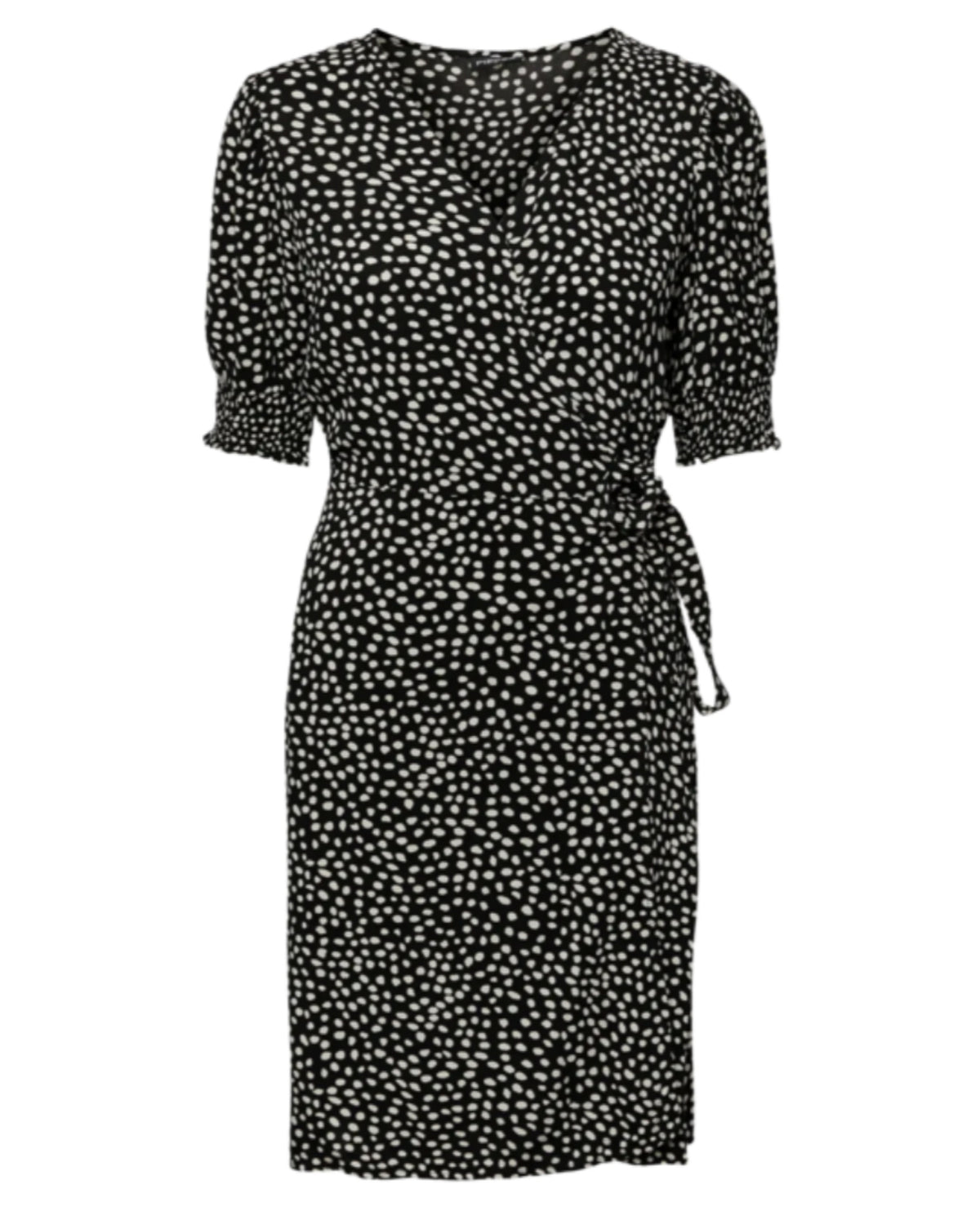 Black - black / dot - Pieces - dress with dots - 17133694