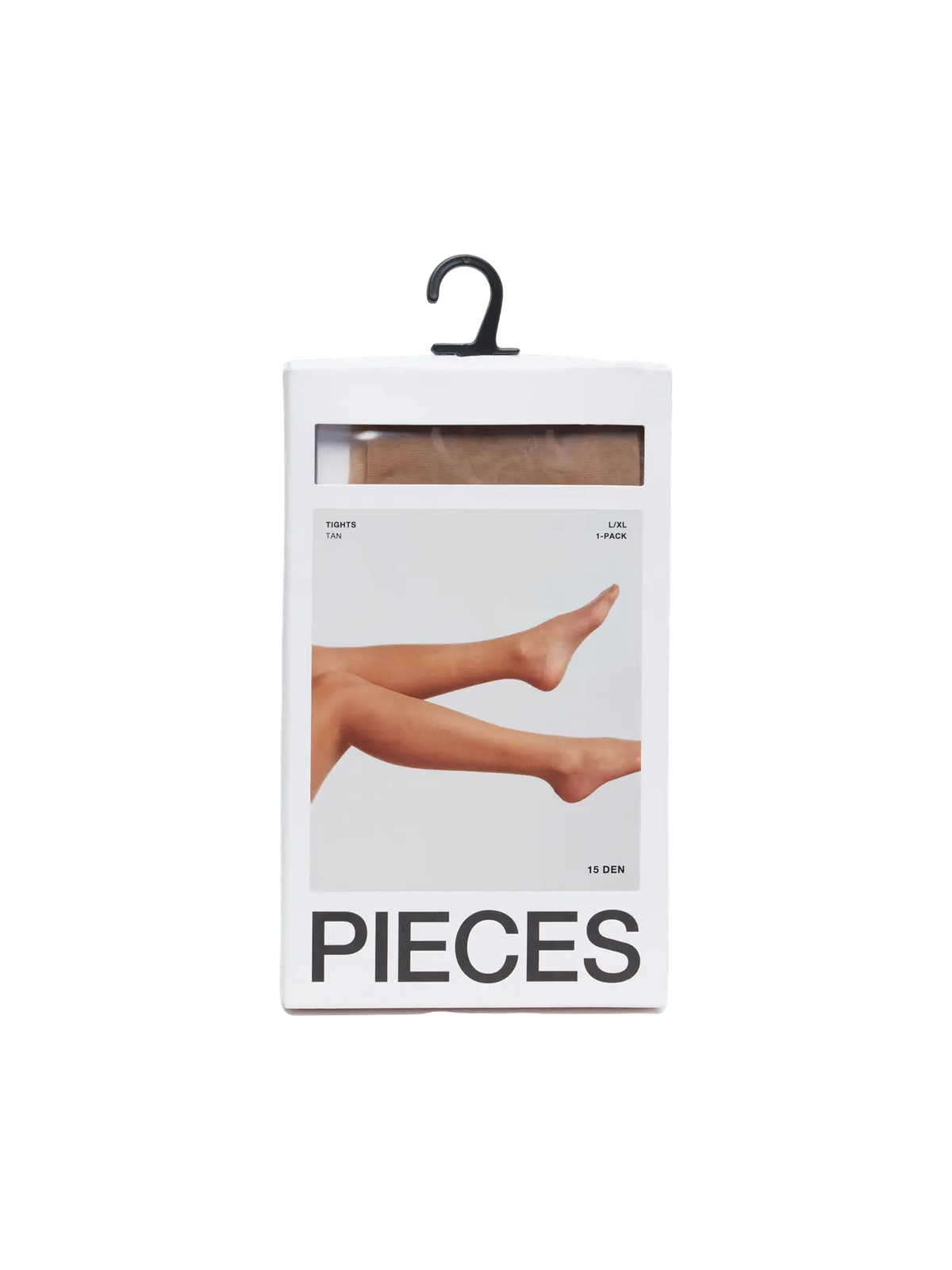 Tan Tights fra PIECES - 17141657