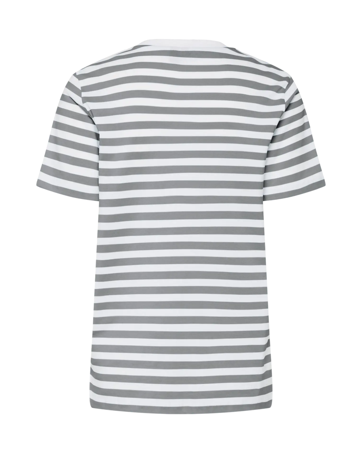 Grå - Ultimate grey/Bright white - Pieces - t-shirt - 17146339
