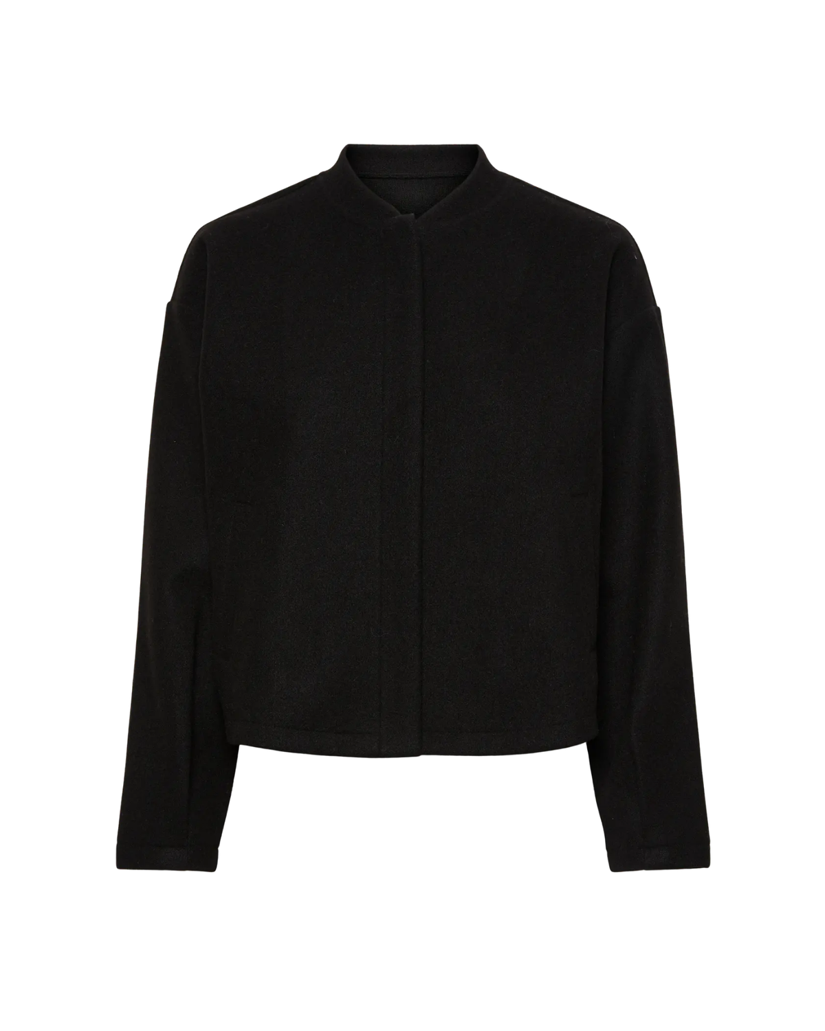 Sort - Black - Pieces - Jakke - 17154345