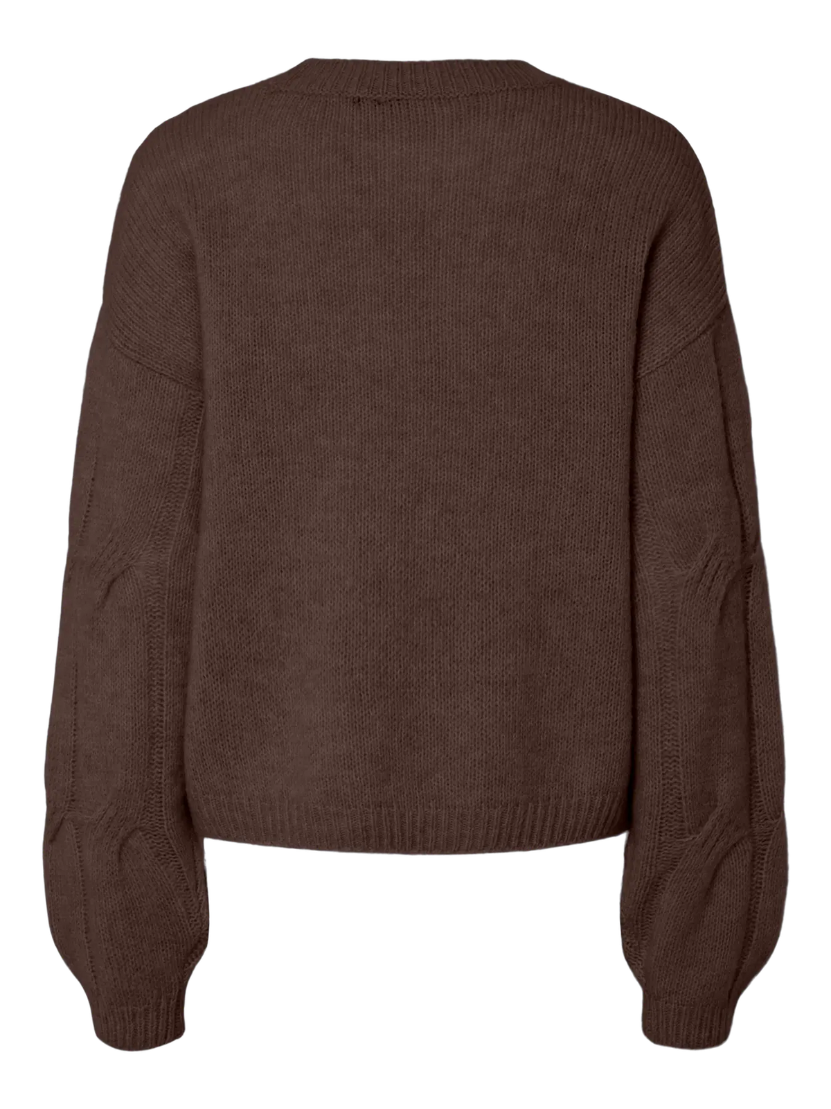 Brun Striktrøje fra PIECES - 17158924