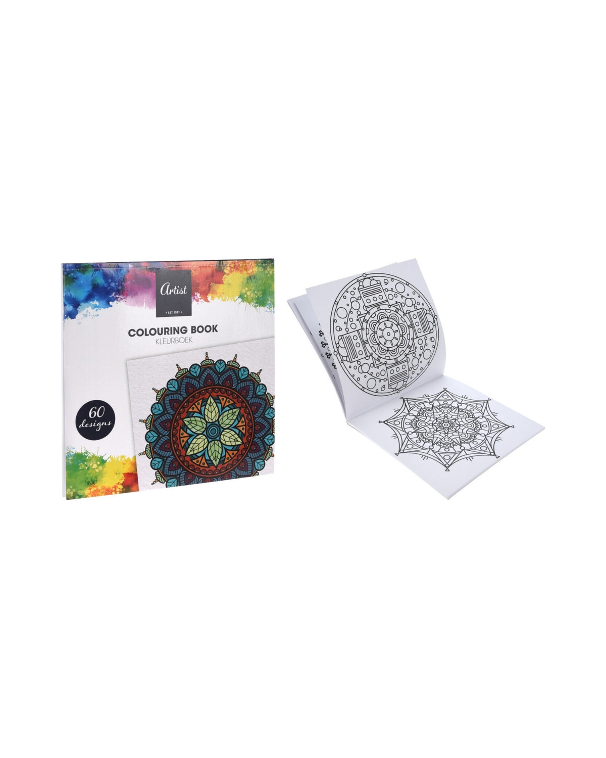 Coloring book Mandala 30 pages 60 designs