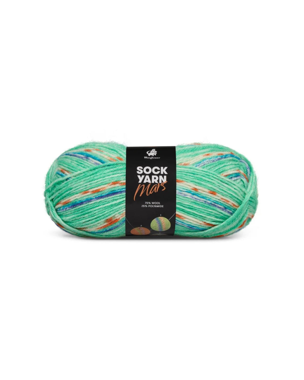 Mayflower Mars Strømpegarn 50g fv.01