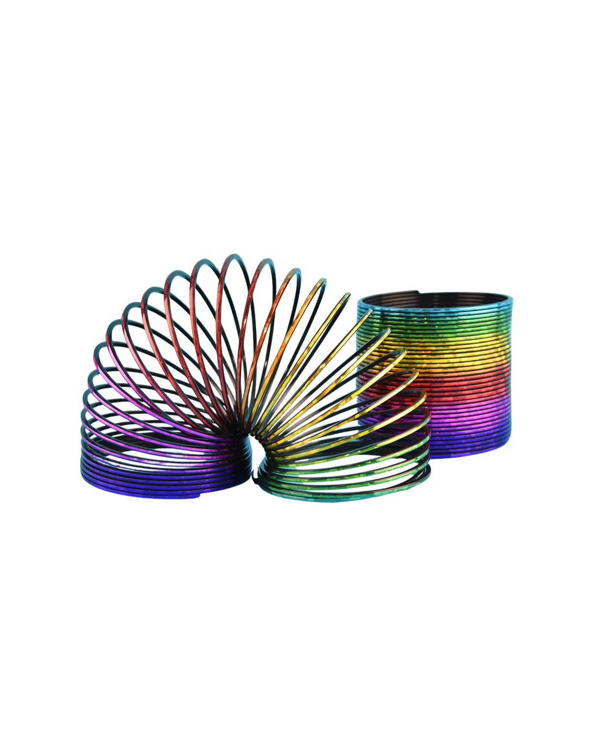 Spring fjeder rainbow - 6cm