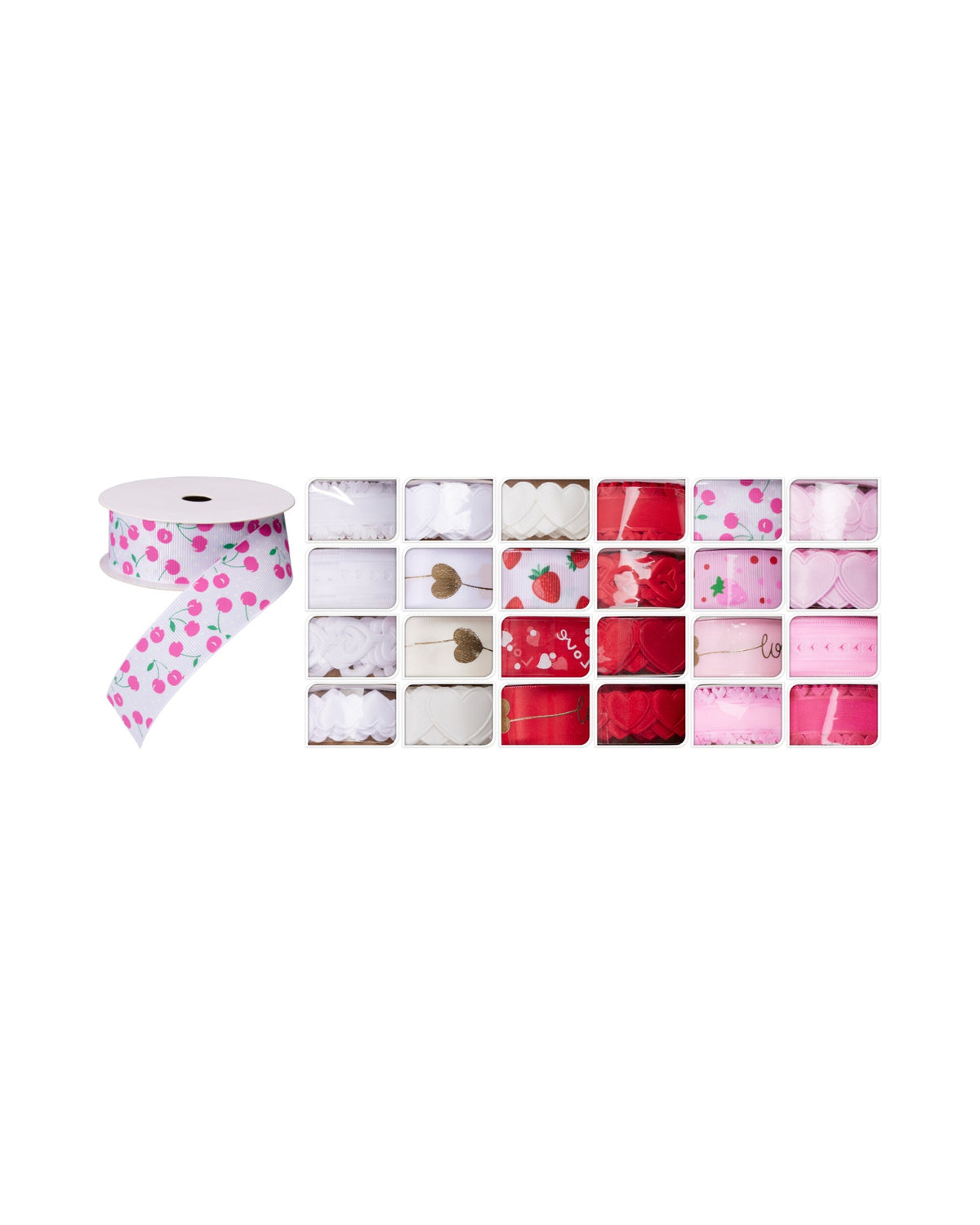 Valentinsbånd – 250 cm – Flere design