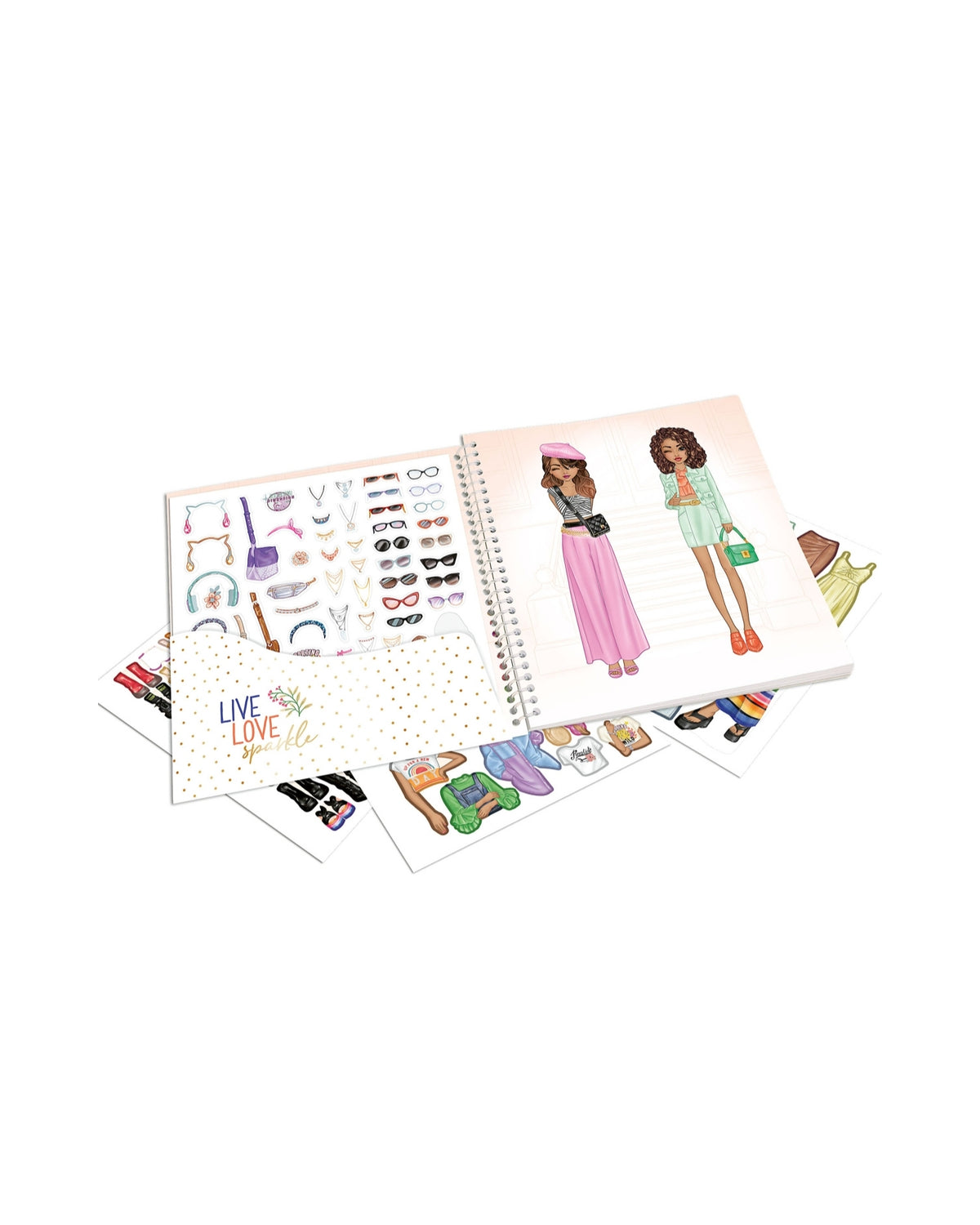 TOPModel Dress Me Up Stickersbog
