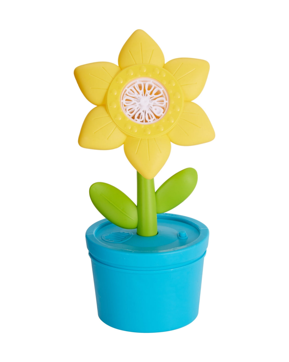 Bobleblæsemaskine med lys & lyd – blomsterdesign
