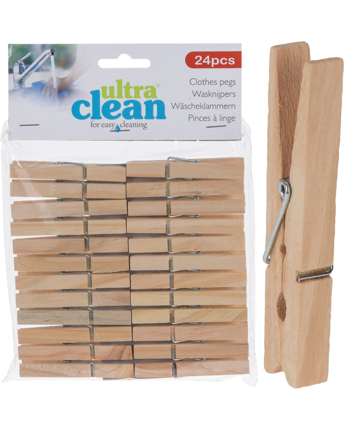 Wooden clamps 24 pcs