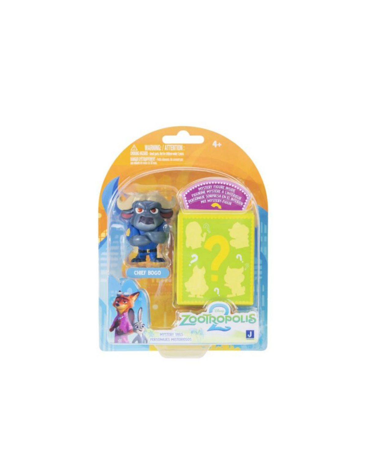 Zootropolis Tiny Tails Figure 2 pack 4 cm. Tyr Chief Bogo
