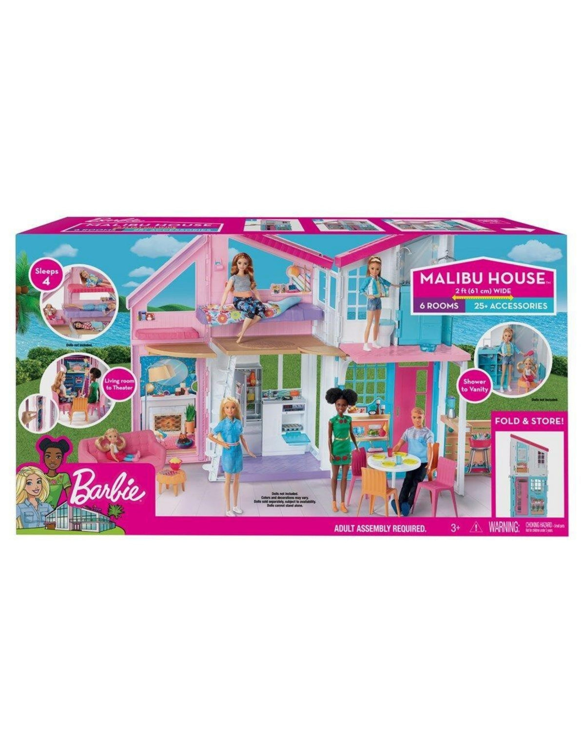 Barbie Malibu House Playset