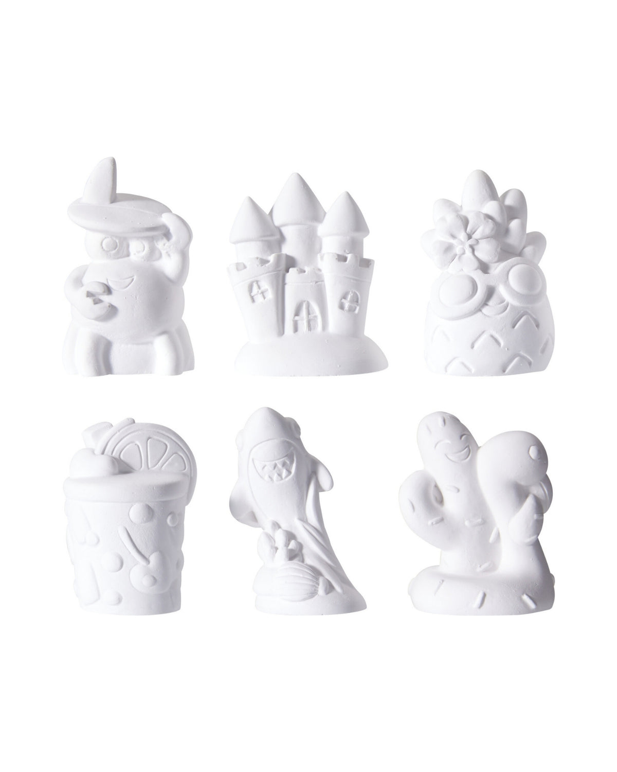 Malesæt – Gipsfigurer, 13 Dele