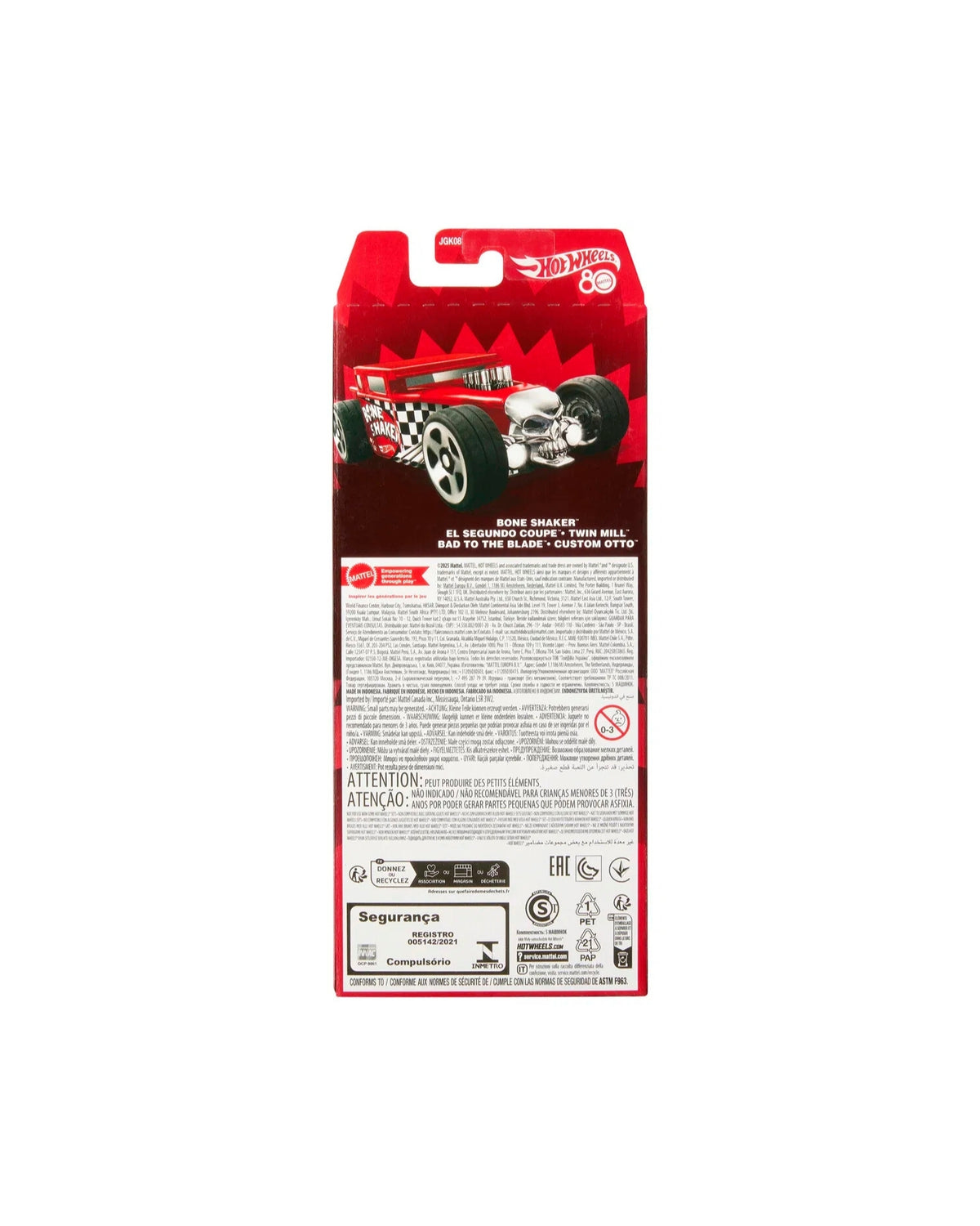 Hot Wheels Basics Mattel 80th 5 Pack
