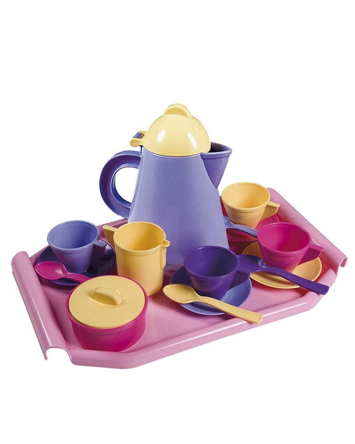 Coffee set 15 pieces with tray