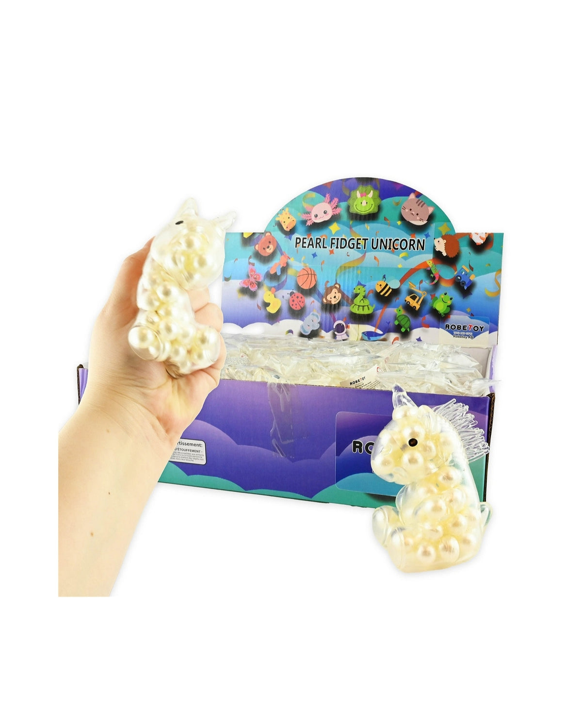 Squeeze beads Unicorn 8 cm