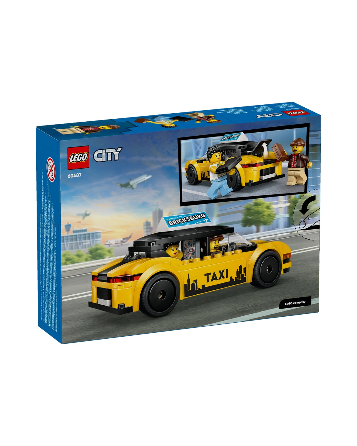 LEGO 60487 Gul taxa - LEGO City 60487